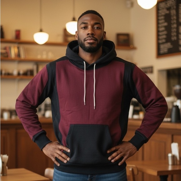 Hall Of Fame Other - Round Two Burgundy and Black Hoodie
